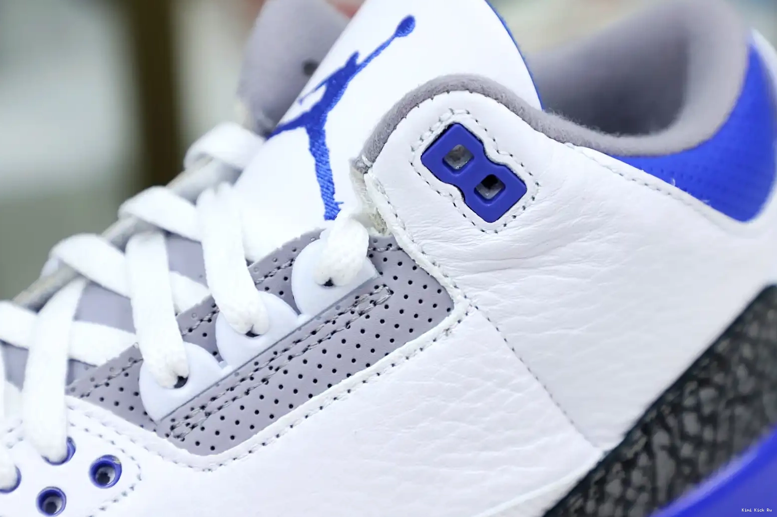 AIR BLUE' RETRO 3 JORDAN 'RACER Kimikick 0723